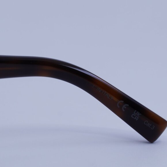 Saint Laurent SLM130 004 Sunglasses Havana Rectangle Frame, Nicotine Lenses - Picture 11 of 12